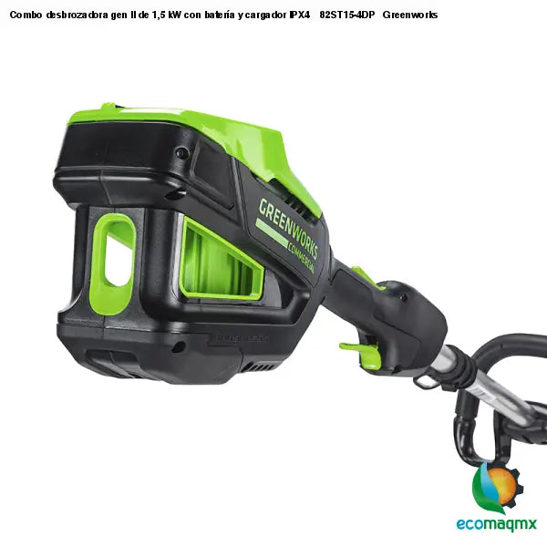 Desbrozadora A Batería Greenworks 24V - 25 Cm Ancho De Corte, Incluye Batería 2.0 Ah Y Cargador, Para Jardines Pequeños