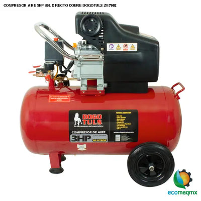 COMPRESOR AIRE 3HP 50L DIRECTO COBRE DOGOTULS ZM7002