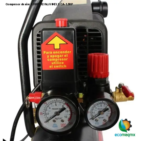 Compresor de aire 1.5 HP (12 lts) MIKELS CA-1.5HP