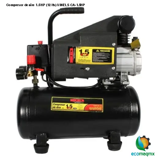 Compresor de aire 1.5 HP (12 lts) MIKELS CA-1.5HP