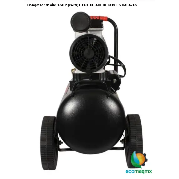 Compresor de aire 1.5 HP (24 lts) LIBRE DE ACEITE MIKELS CALA-1.5