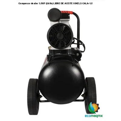 Compresor de aire 1.5 HP (24 lts) LIBRE DE ACEITE MIKELS CALA-1.5