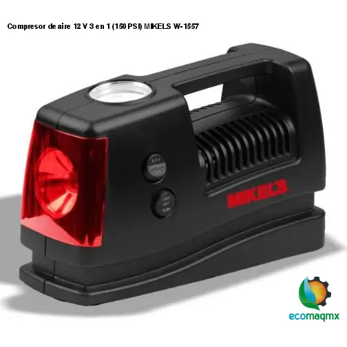 Compresor de aire, 12 V, 3 en 1 (150 PSI) MIKELS W-1557