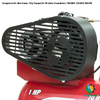 Compresor De Aire Evans 1 Hp Tanque De 70 Litros Monofasico