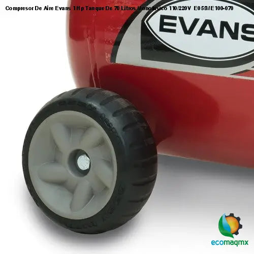 Compresor De Aire Evans 1 Hp Tanque De 70 Litros Monofasico