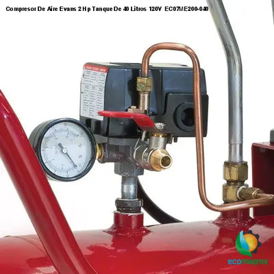 Compresor De Aire Evans 2 Hp Tanque De 40 Litros 120V