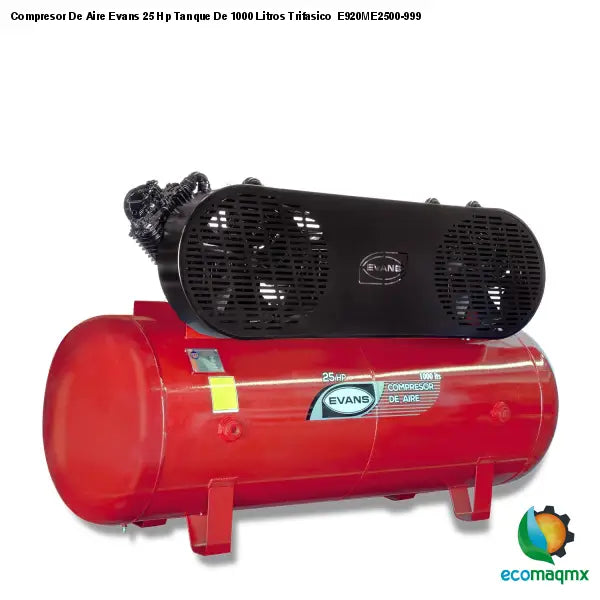 Compresor De Aire Evans 25 Hp Tanque De 1000 Litros