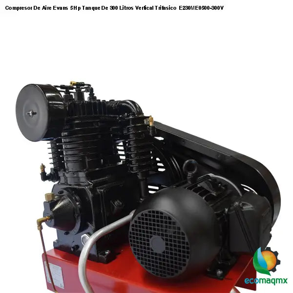 Compresor De Aire Evans 5 Hp Tanque De 300 Litros Vertical