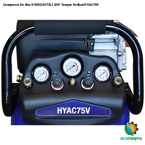 Compresor De Aire HYUNDAI 75LT 2HP Tanque Vertical HYAC75V