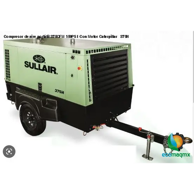 Compresor de aire portátil 375CFM 150PSI Con Motor