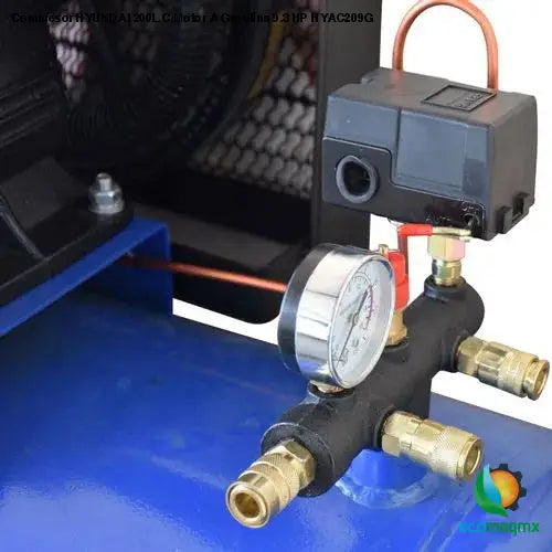 Compresor HYUNDAI 200L C/Motor A Gasolina 9.3 HP HYAC209G