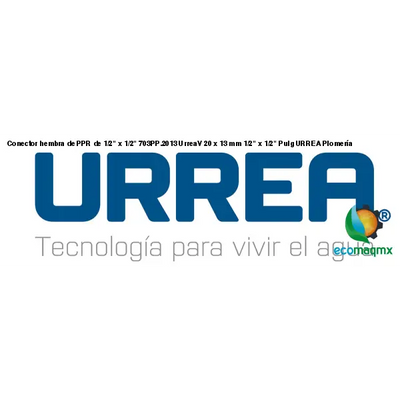 Conector hembra de PPR de 1/2 x 1/2 703PP.2013 UrreaV 20 x