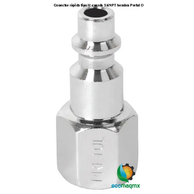 Conector rápido tipo M cuerda 1/4 NPT hembra Pretul