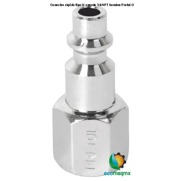Conector rápido tipo M cuerda 1/4 NPT hembra Pretul