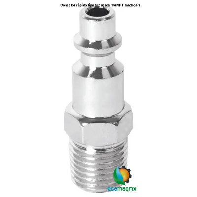 Conector rápido tipo M cuerda 1/4 NPT macho Pretul