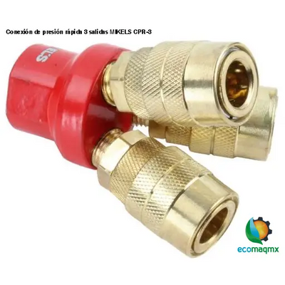 Conexión de presión rápida 3 salidas MIKELS CPR-3