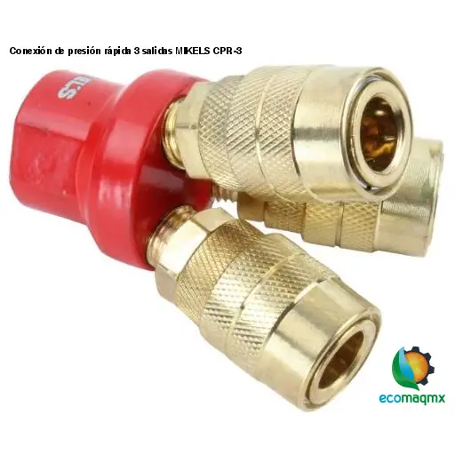 Conexión de presión rápida 3 salidas MIKELS CPR-3