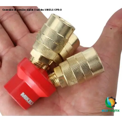 Conexión de presión rápida 3 salidas MIKELS CPR-3