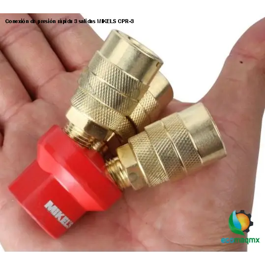 Conexión de presión rápida 3 salidas MIKELS CPR-3