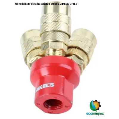 Conexión de presión rápida 3 salidas MIKELS CPR-3