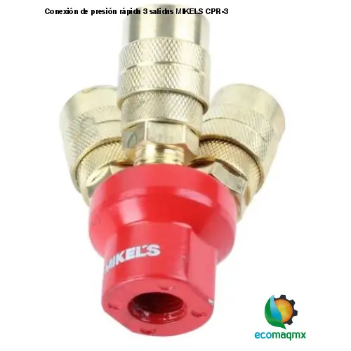 Conexión de presión rápida 3 salidas MIKELS CPR-3