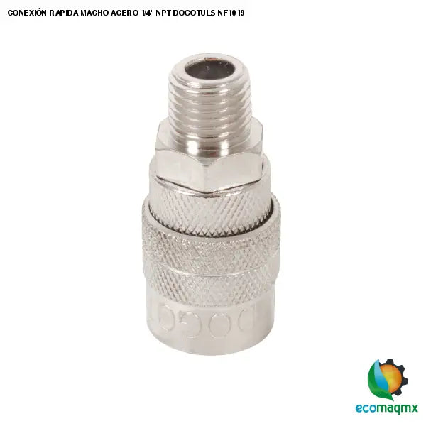 CONEXIÓN RAPIDA MACHO ACERO 1/4 NPT DOGOTULS NF1019