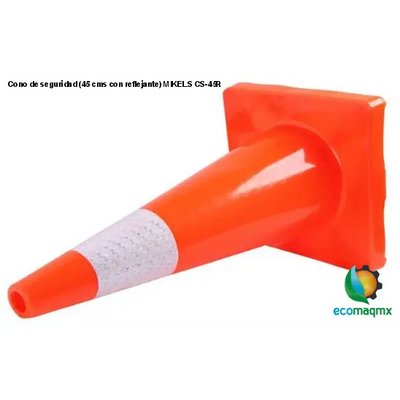 Cono de seguridad (45 cms, con reflejante) MIKELS CS-45R