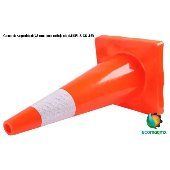 Cono de seguridad (45 cms, con reflejante) MIKELS CS-45R