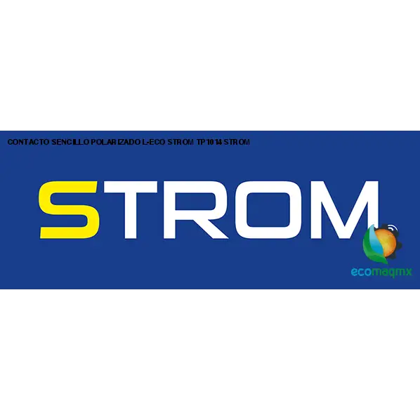 CONTACTO SENCILLO POLARIZADO L-ECO STROM TP1014 STROM