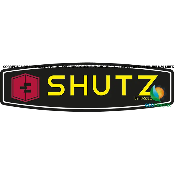 CORREDERA DE EXTENSION CIERRE LENTO NEGRO 45 MM ANCHO 20