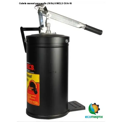 Cubeta manual para aceite (16 lts) MIKELS CMA-16