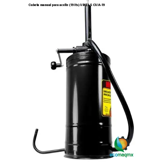 Cubeta manual para aceite (19 lts) MIKELS CMA-19