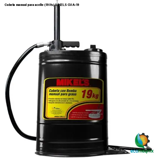Cubeta manual para aceite (19 lts) MIKELS CMA-19