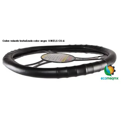 Cubre volante texturizado, color negro  MIKELS CU-4