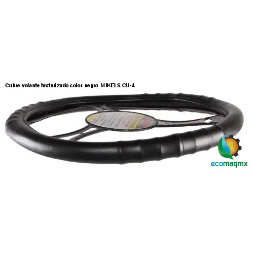 Cubre volante texturizado, color negro  MIKELS CU-4