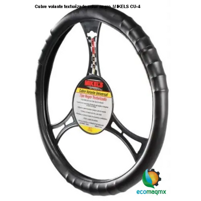 Cubre volante texturizado, color negro  MIKELS CU-4