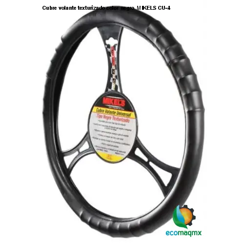 Cubre volante texturizado, color negro  MIKELS CU-4