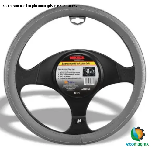 Cubre volante tipo piel, color gris MIKELS CU-PG