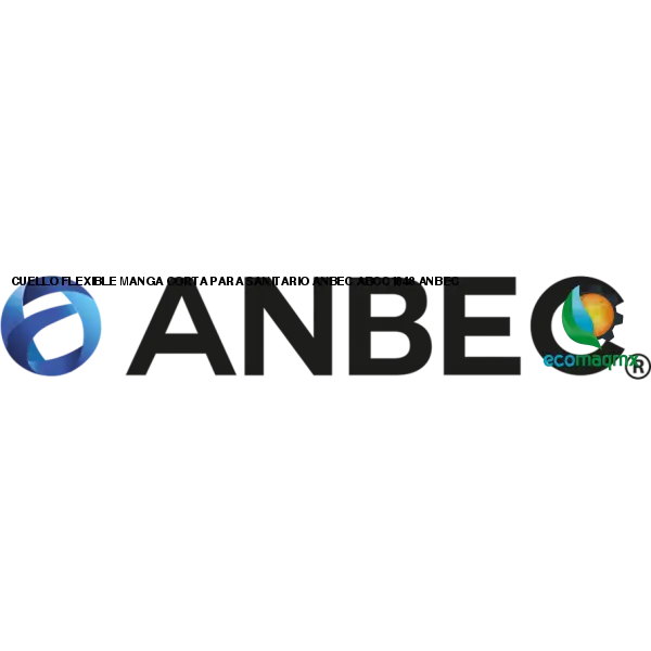 CUELLO FLEXIBLE MANGA CORTA PARA SANITARIO ANBEC ABCC1848