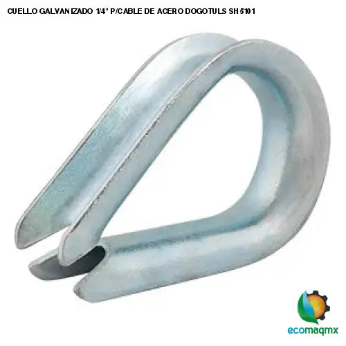 CUELLO GALVANIZADO 1/4 P/CABLE DE ACERO DOGOTULS SH5101