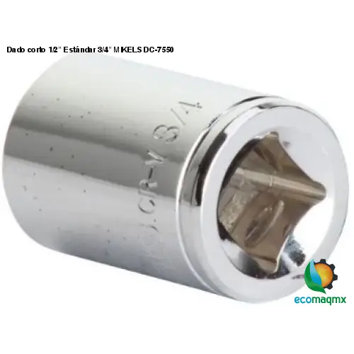 Dado corto 1/2” Estándar 3/4” MIKELS DC-7550