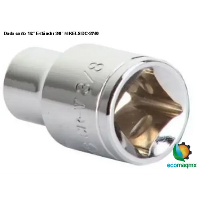 Dado corto 1/2” Estándar 3/8” MIKELS DC-3750