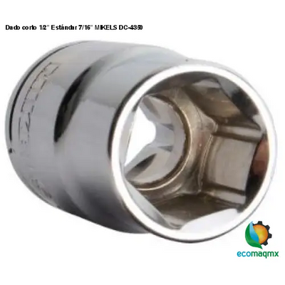 Dado corto 1/2” Estándar 7/16” MIKELS DC-4350