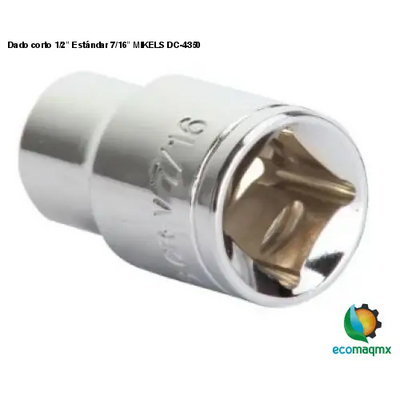 Dado corto 1/2” Estándar 7/16” MIKELS DC-4350