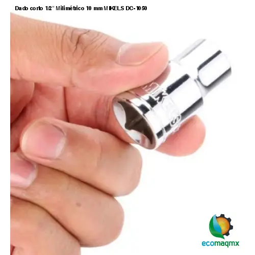 Dado corto 1/2” Milimétrico 10 mm MIKELS DC-1050
