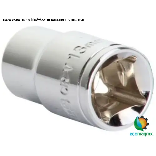 Dado corto 1/2” Milimétrico 13 mm MIKELS DC-1350