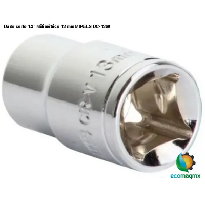 Dado corto 1/2” Milimétrico 13 mm MIKELS DC-1350