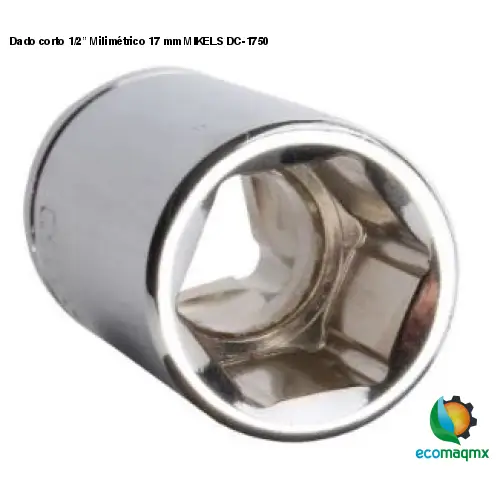 Dado corto 1/2” Milimétrico 17 mm MIKELS DC-1750
