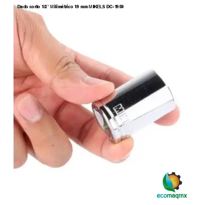 Dado corto 1/2” Milimétrico 19 mm MIKELS DC-1950