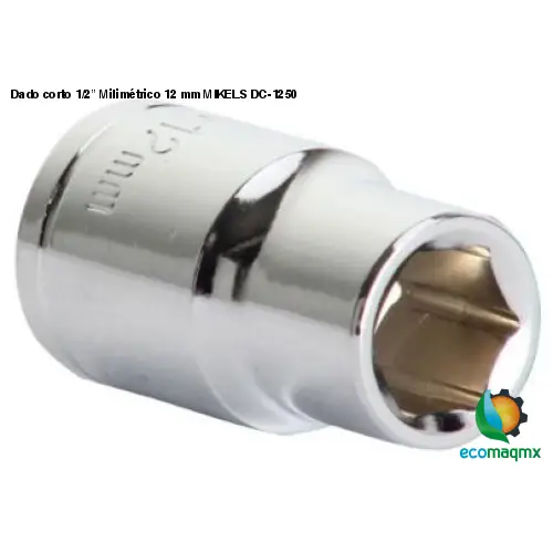 Dado corto 1/2” Milimétrico 12 mm MIKELS DC-1250